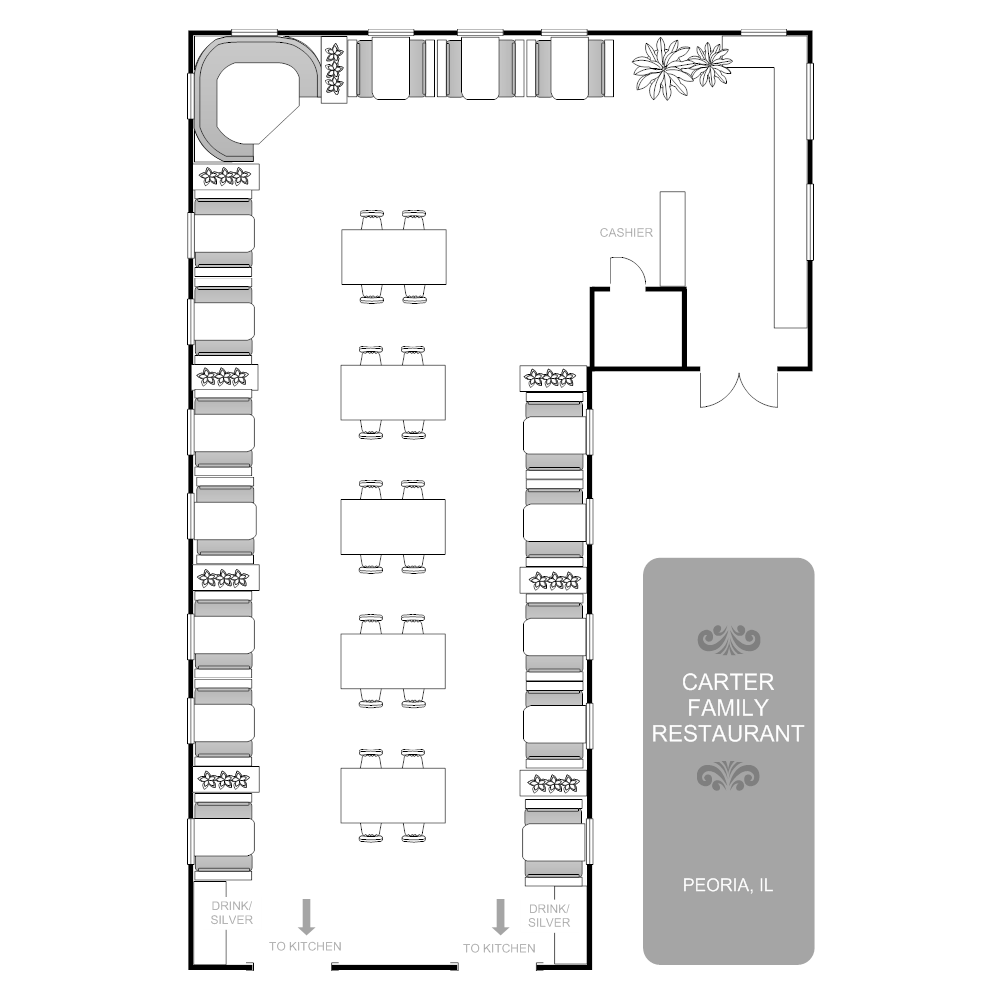 restaurant floor plan